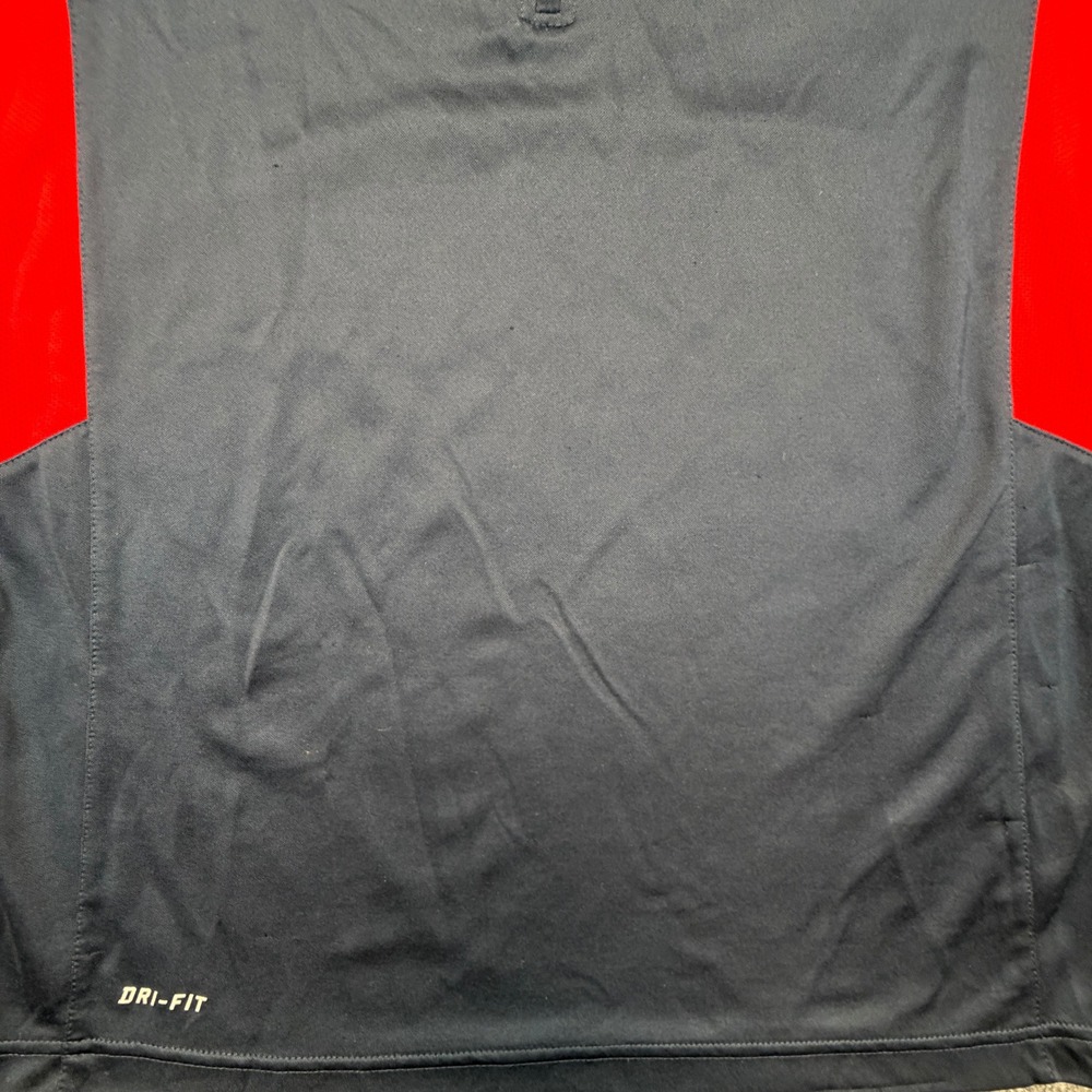 Nike Elite 1/4 Zip Pullover Mens Medium Navy Blue Dri-FIT Training Running READ - Picture 3 of 13